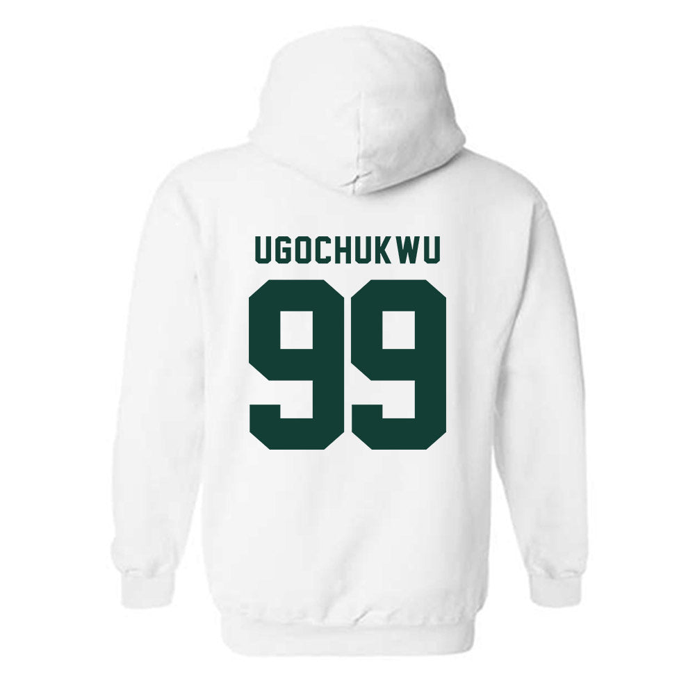 Michigan State - NCAA Men's Basketball : Divine-Collins Ugochukwu - Generic Shersey Hooded Sweatshirt-1