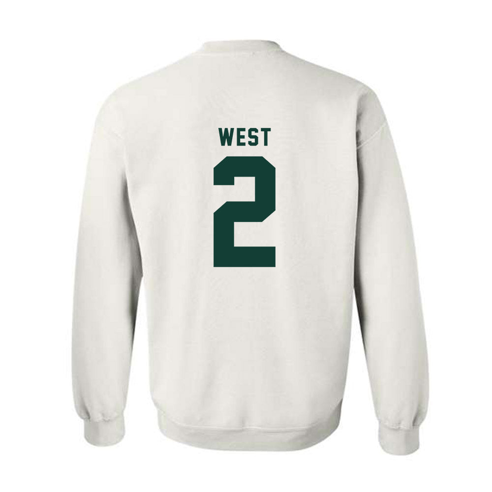 Michigan State - NCAA Football : Aydan West - Generic Shersey Crewneck Sweatshirt-1