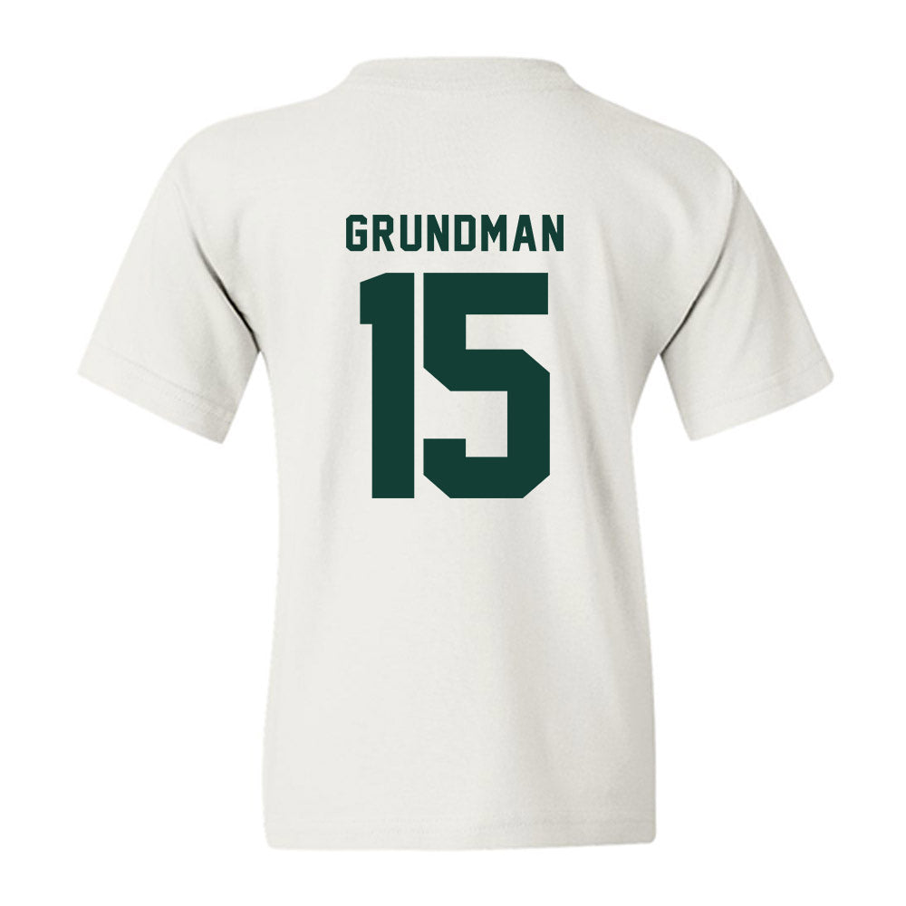 Michigan State - NCAA Baseball : Gannon Grundman - Generic Shersey Youth T-Shirt-1