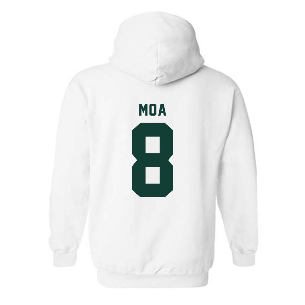 Michigan State - NCAA Football : Aisea Moa - Generic Shersey Hooded Sweatshirt-1