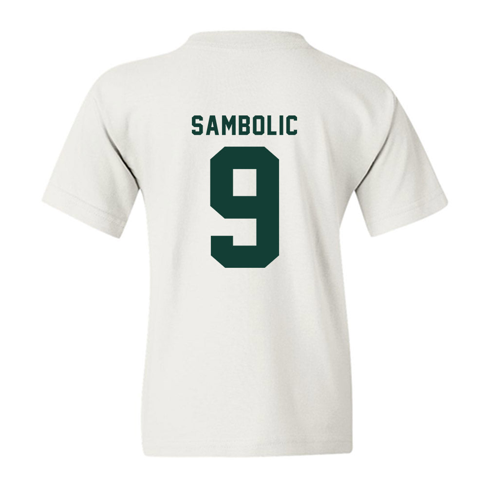 Michigan State - NCAA Women's Basketball : Sara Sambolic - Generic Shersey Youth T-Shirt-1