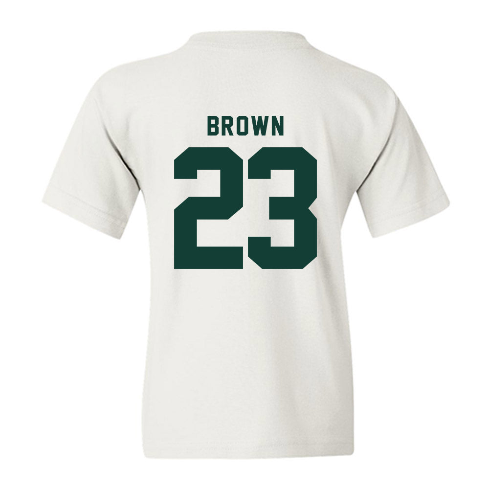 Michigan State - NCAA Women's Basketball : Jalyn Brown - Generic Shersey Youth T-Shirt-1