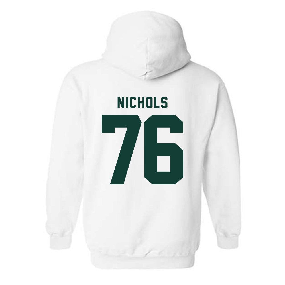 Michigan State - NCAA Football : Drew Nichols - Generic Shersey Hooded Sweatshirt-1