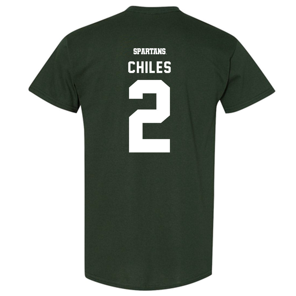 Michigan State - NCAA Football : Aidan Chiles - T-Shirt