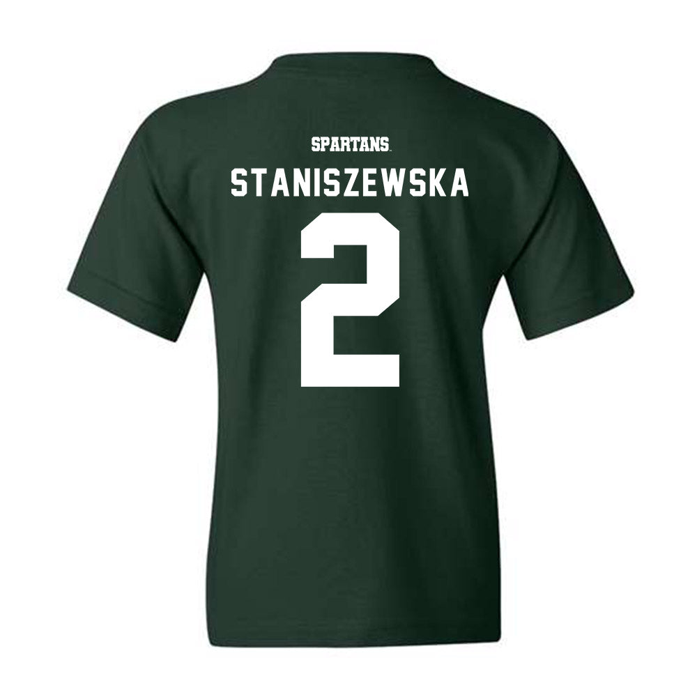 Michigan State - NCAA Women's Volleyball : Karolina Staniszewska - Youth T-Shirt