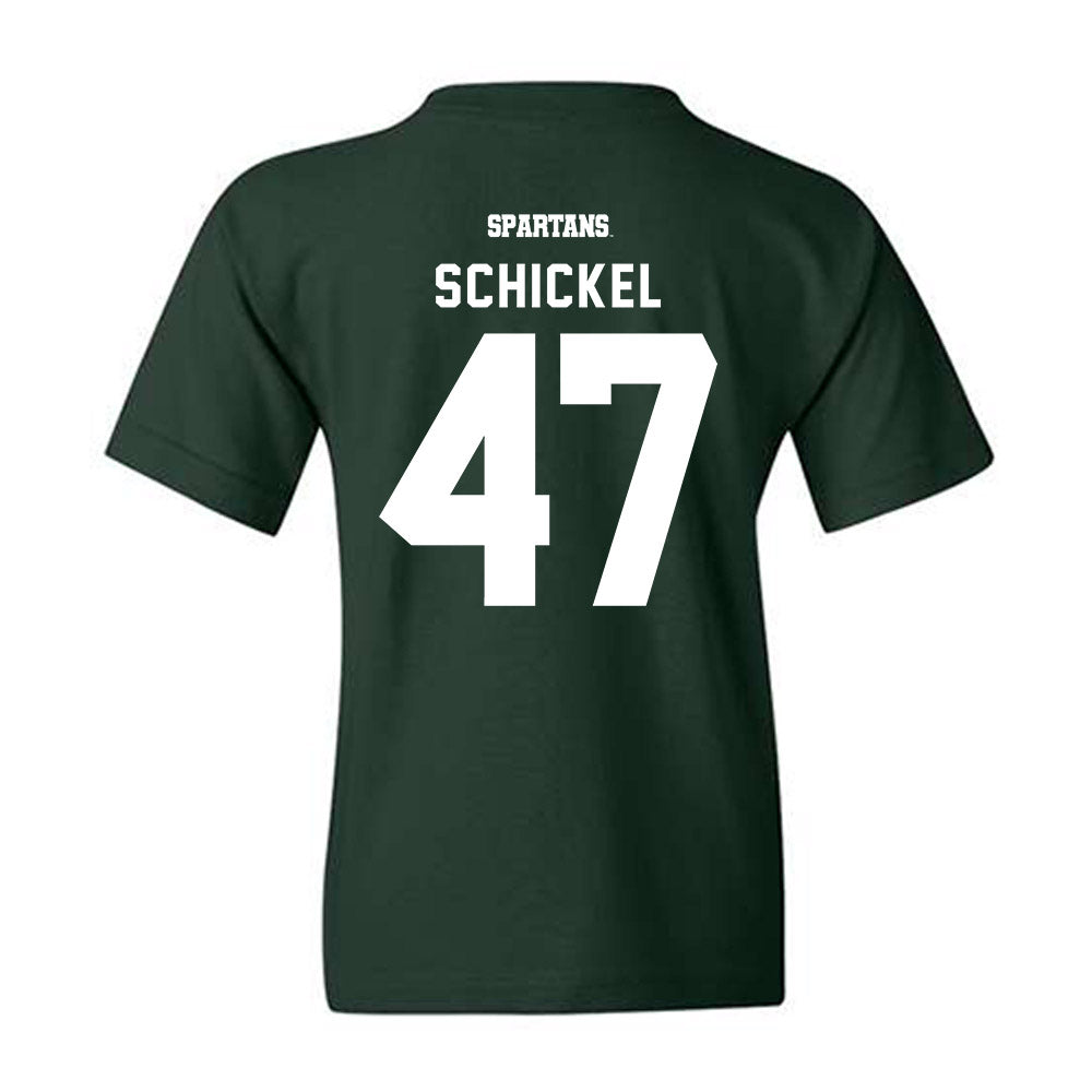 Michigan State - NCAA Football : Kaden Schickel - Classic Shersey Youth T-Shirt-1