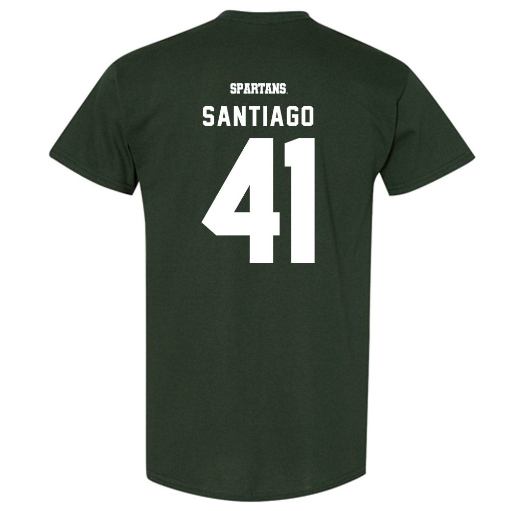 Michigan State - NCAA Football : David Santiago - T-Shirt-1