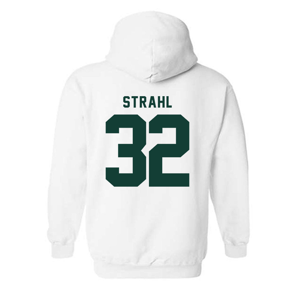 Michigan State - NCAA Men's Ice Hockey : Melvin Strahl - Classic Shersey Hooded Sweatshirt-1