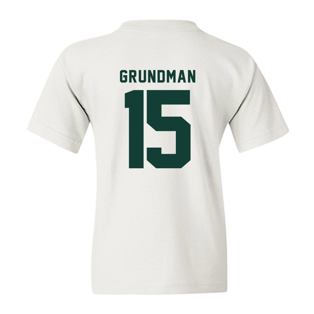 Michigan State - NCAA Baseball : Gannon Grundman - Classic Shersey Youth T-Shirt-1