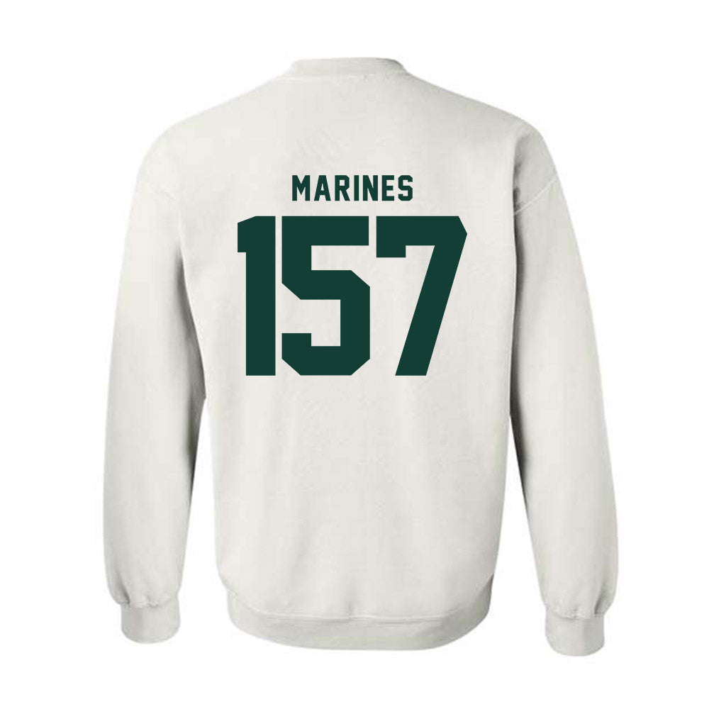 Michigan State - NCAA Wrestling : Darius Marines - Classic Shersey Crewneck Sweatshirt-1