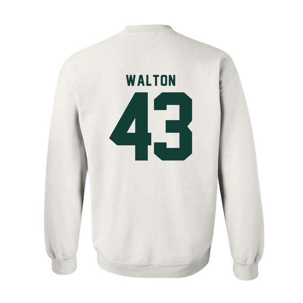 Michigan State - NCAA Men's Basketball : Colin Walton - Classic Shersey Crewneck Sweatshirt-1