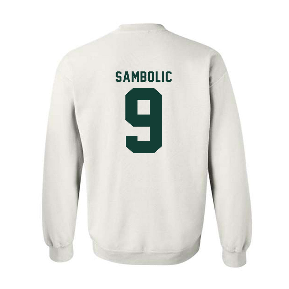 Michigan State - NCAA Women's Basketball : Sara Sambolic - Classic Shersey Crewneck Sweatshirt-1