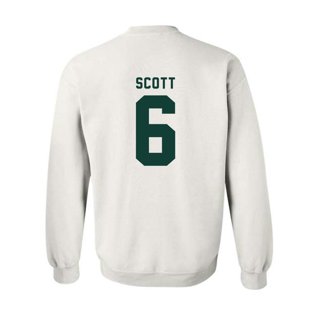 Michigan State - NCAA Men's Basketball : Jordan Scott - Classic Shersey Crewneck Sweatshirt-1