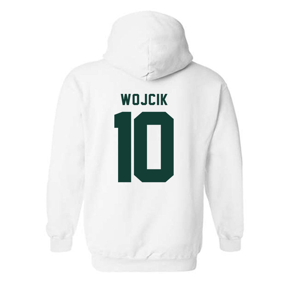 Michigan State - NCAA Men's Basketball : Denham Wojcik - Classic Shersey Hooded Sweatshirt-1