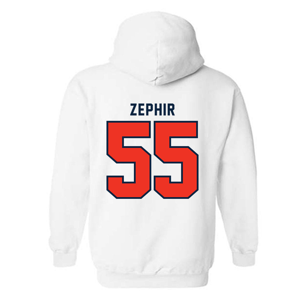 Syracuse - NCAA Men's Basketball : Bryce Zephir - Classic Shersey Hooded Sweatshirt-1