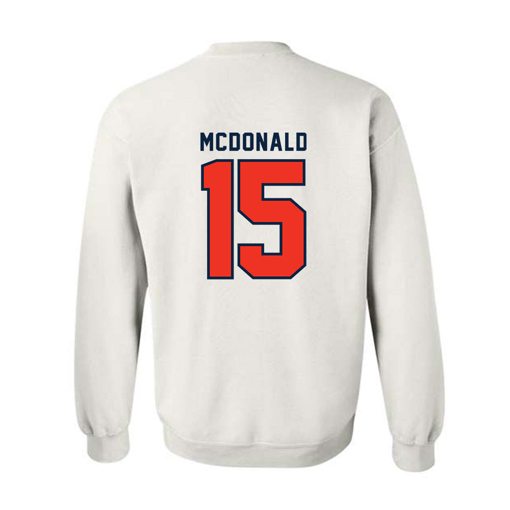 Syracuse - NCAA Football : Derek McDonald - Classic Shersey Crewneck Sweatshirt
