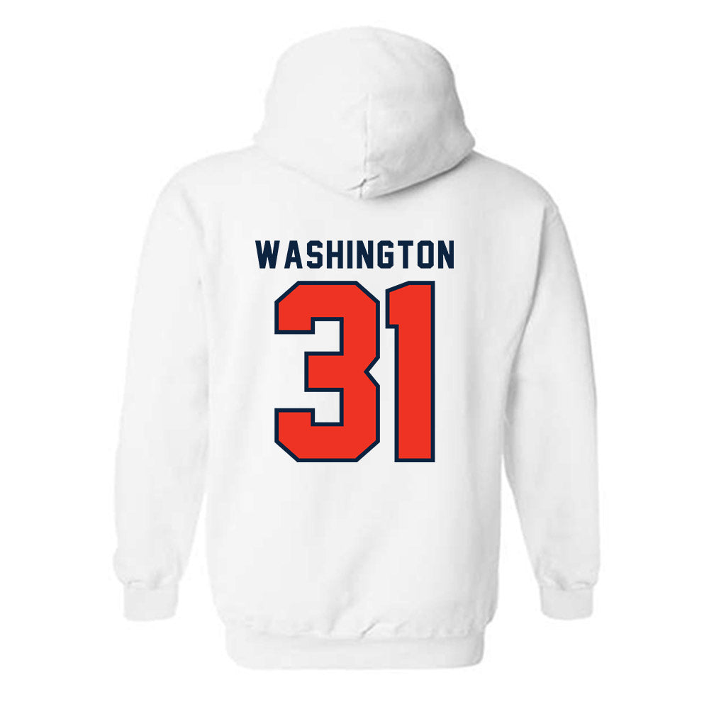Syracuse - NCAA Football : Marcus Washington - Classic Shersey Hooded Sweatshirt