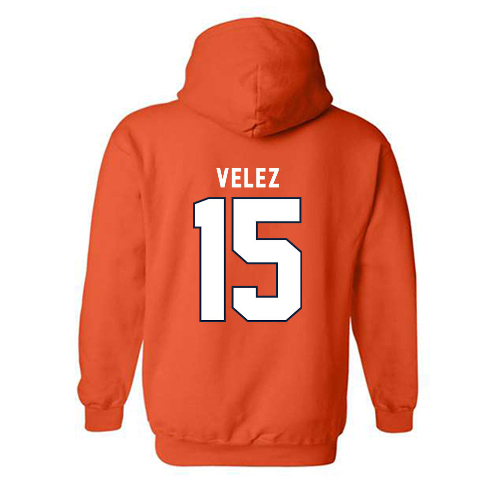 Syracuse - NCAA Women's Basketball : Angelica Velez - Classic Shersey Hooded Sweatshirt