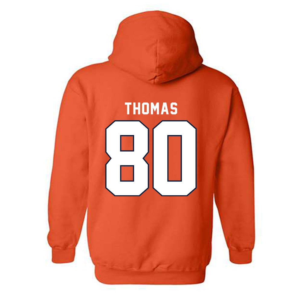 Syracuse - NCAA Football : Ja'Meer Thomas - Classic Shersey Hooded Sweatshirt
