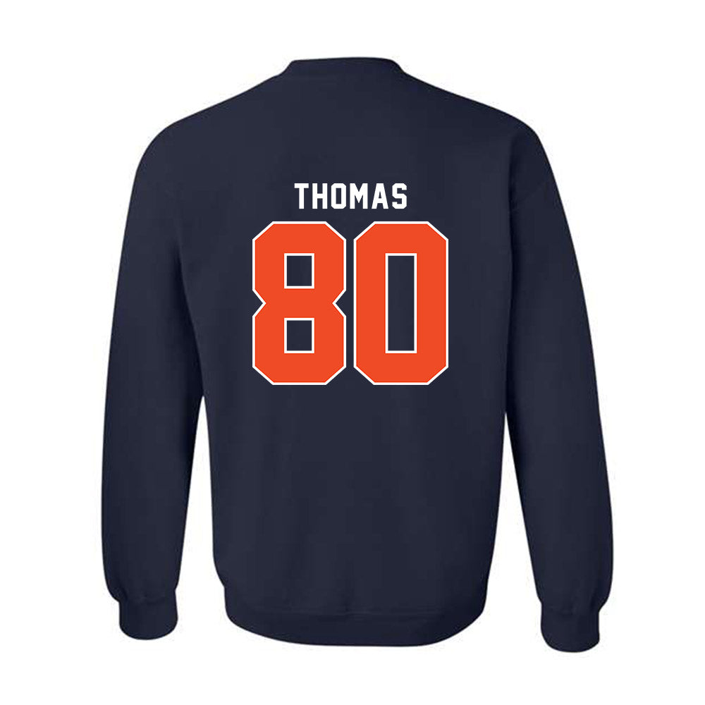 Syracuse - NCAA Football : Ja'Meer Thomas - Classic Shersey Crewneck Sweatshirt-1