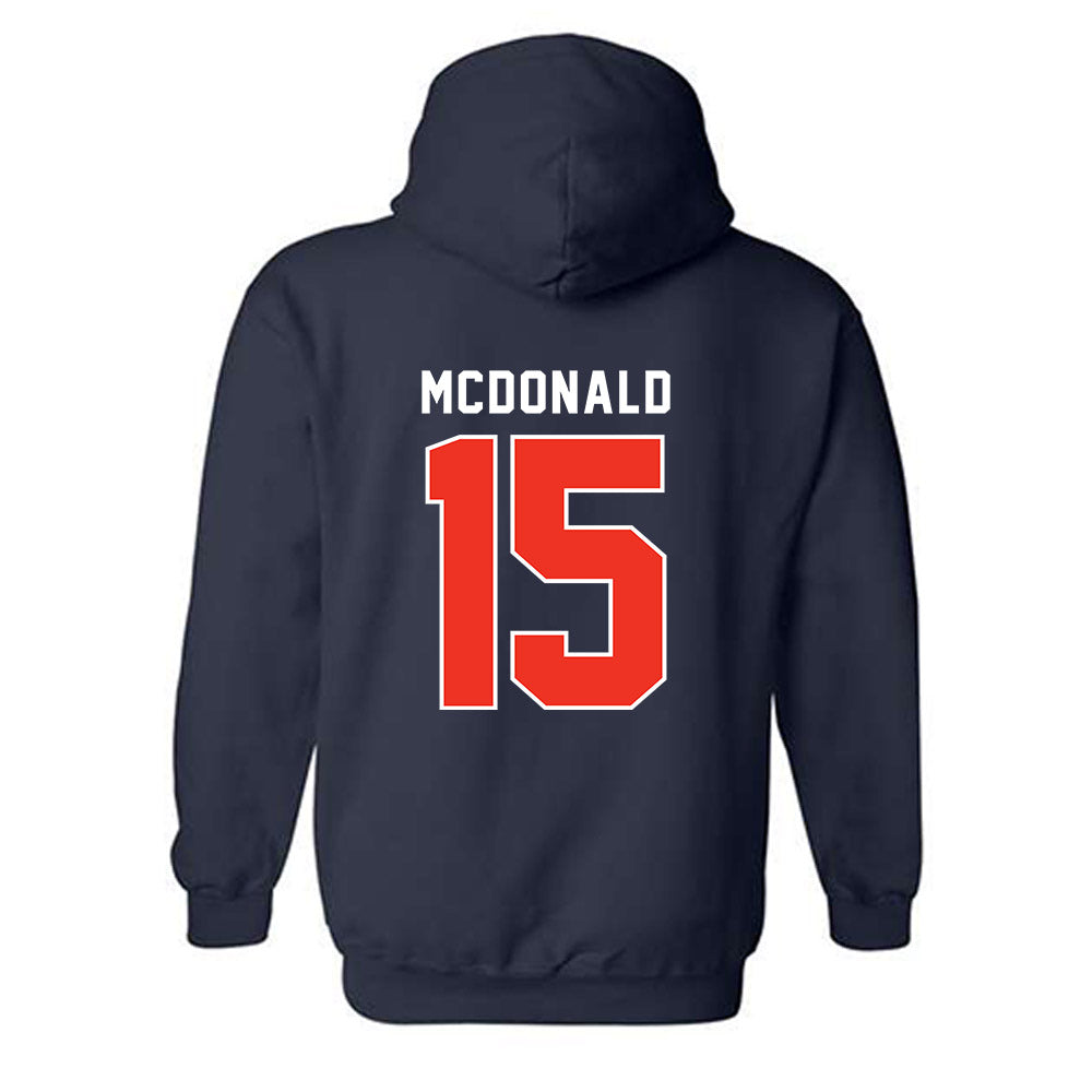 Syracuse - NCAA Football : Derek McDonald - Classic Shersey Hooded Sweatshirt