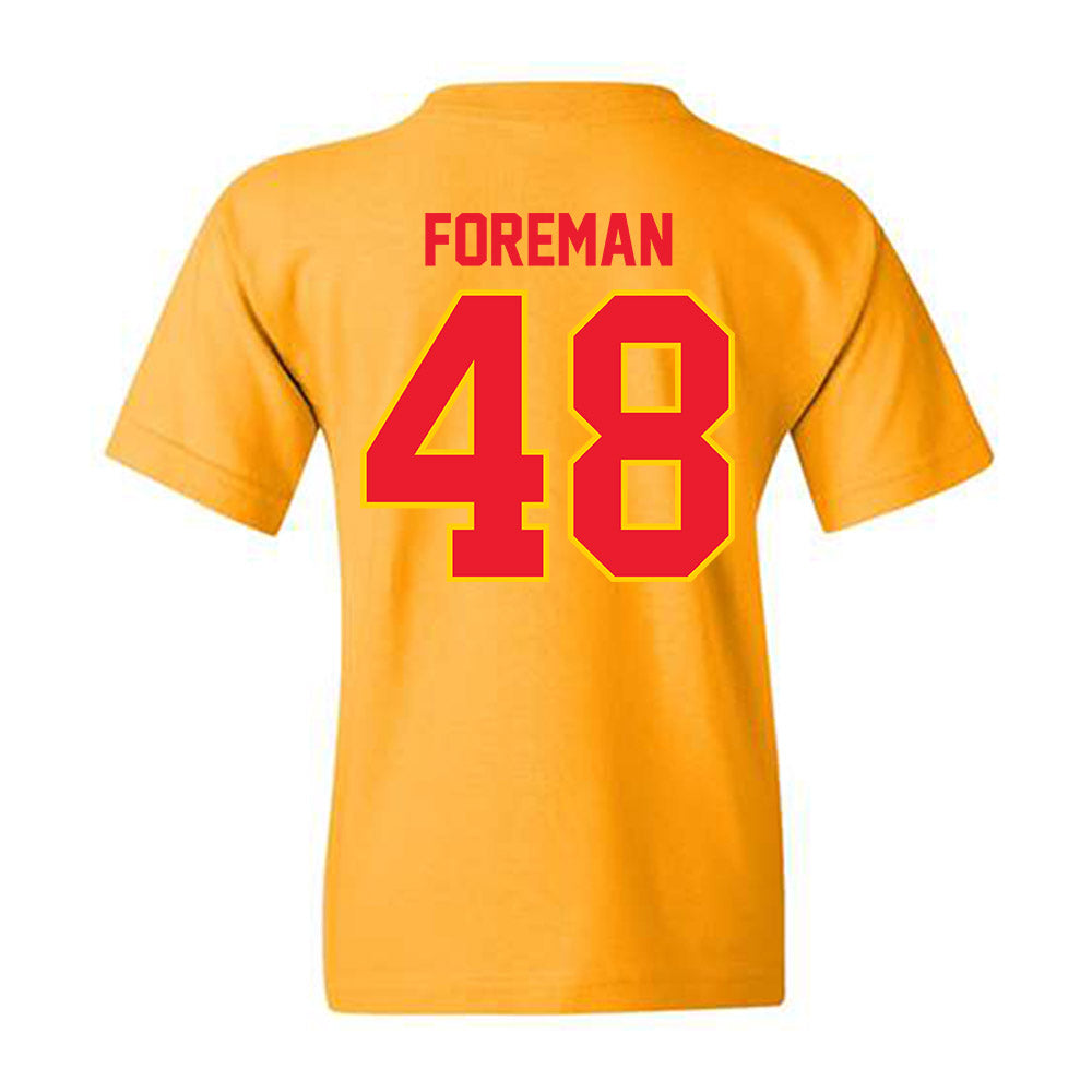 Pitt State - NCAA Football : Jonovan Foreman - Youth T-Shirt-1