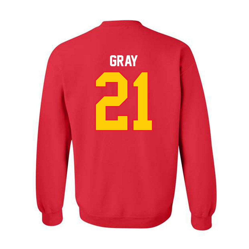 Pitt State - NCAA Women's Soccer : Trinity Gray - Crewneck Sweatshirt-1