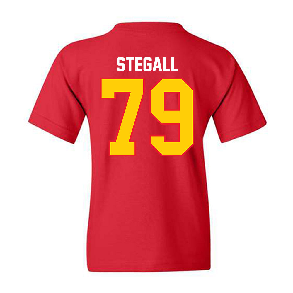 Pitt State - NCAA Football : Gage Stegall - Youth T-Shirt-1