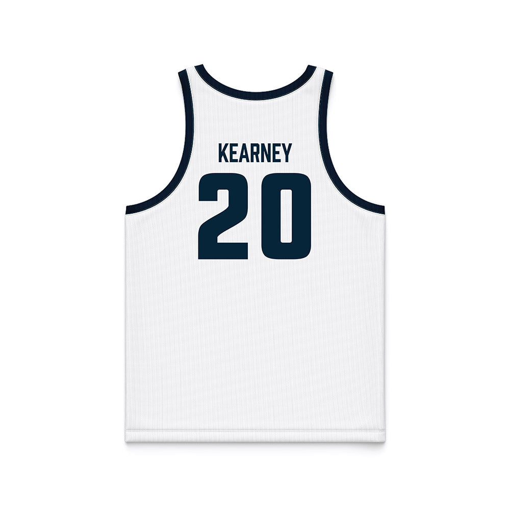 Utah State - NCAA Men's Basketball : Luke Kearney - Basketball Jersey-1