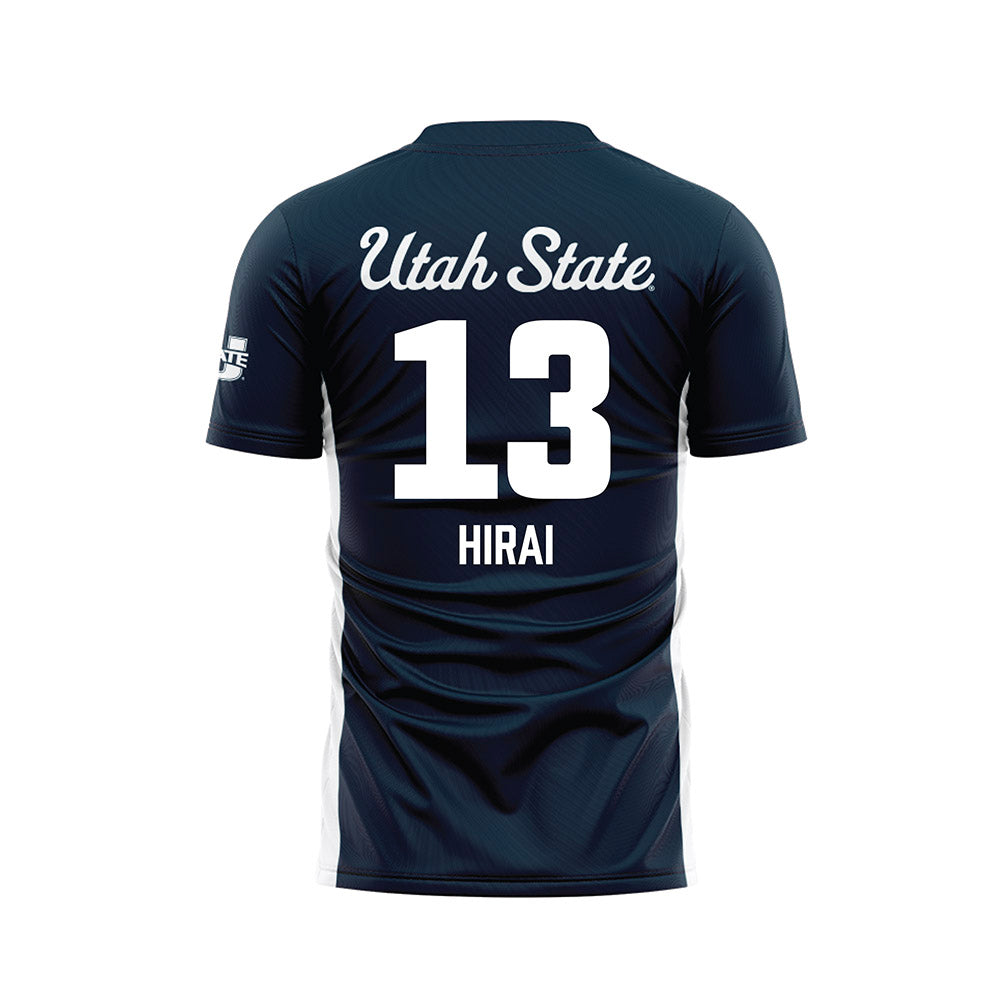 Utah State - NCAA Women's Soccer : kunie hirai - Soccer Jersey-1