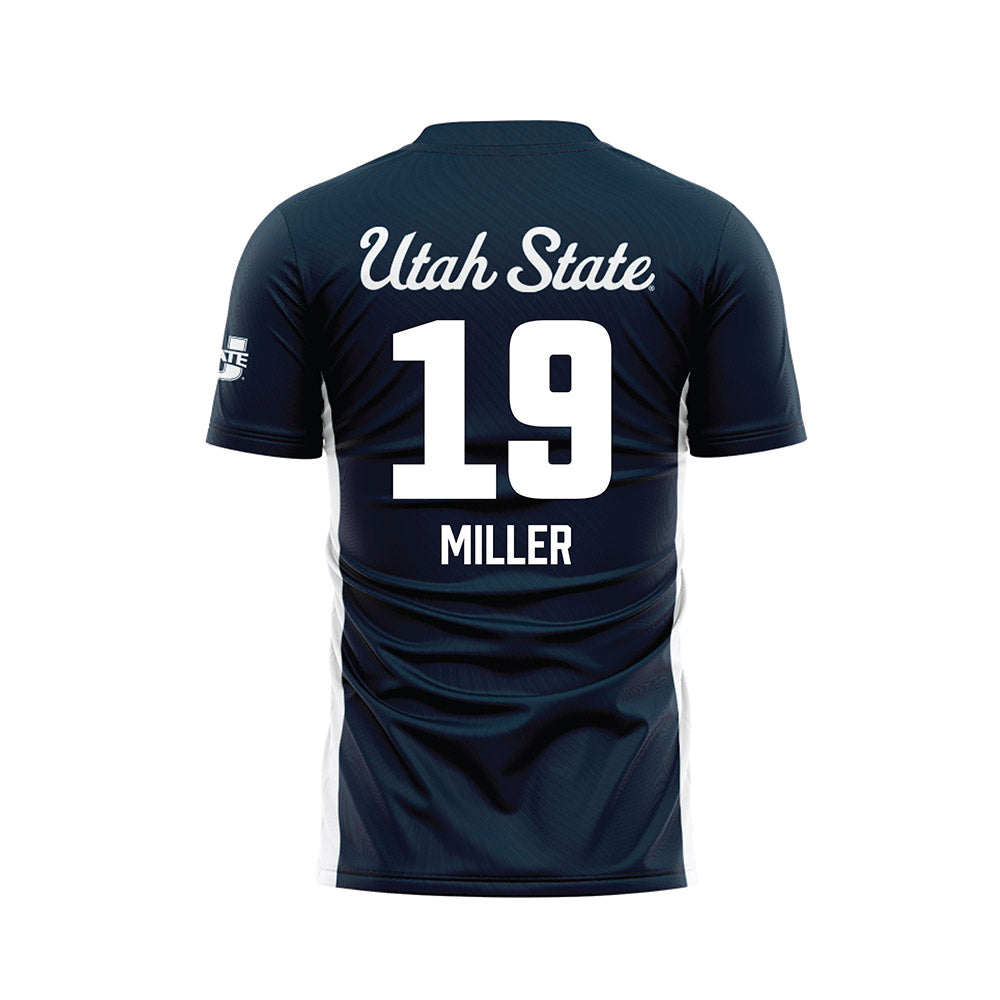 Utah State - NCAA Women's Soccer : Austin Miller - Soccer Jersey-1
