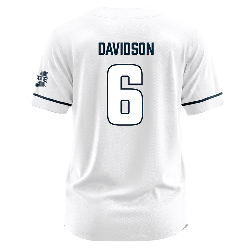 Utah State - NCAA Softball : Justine Davidson - Jersey-1