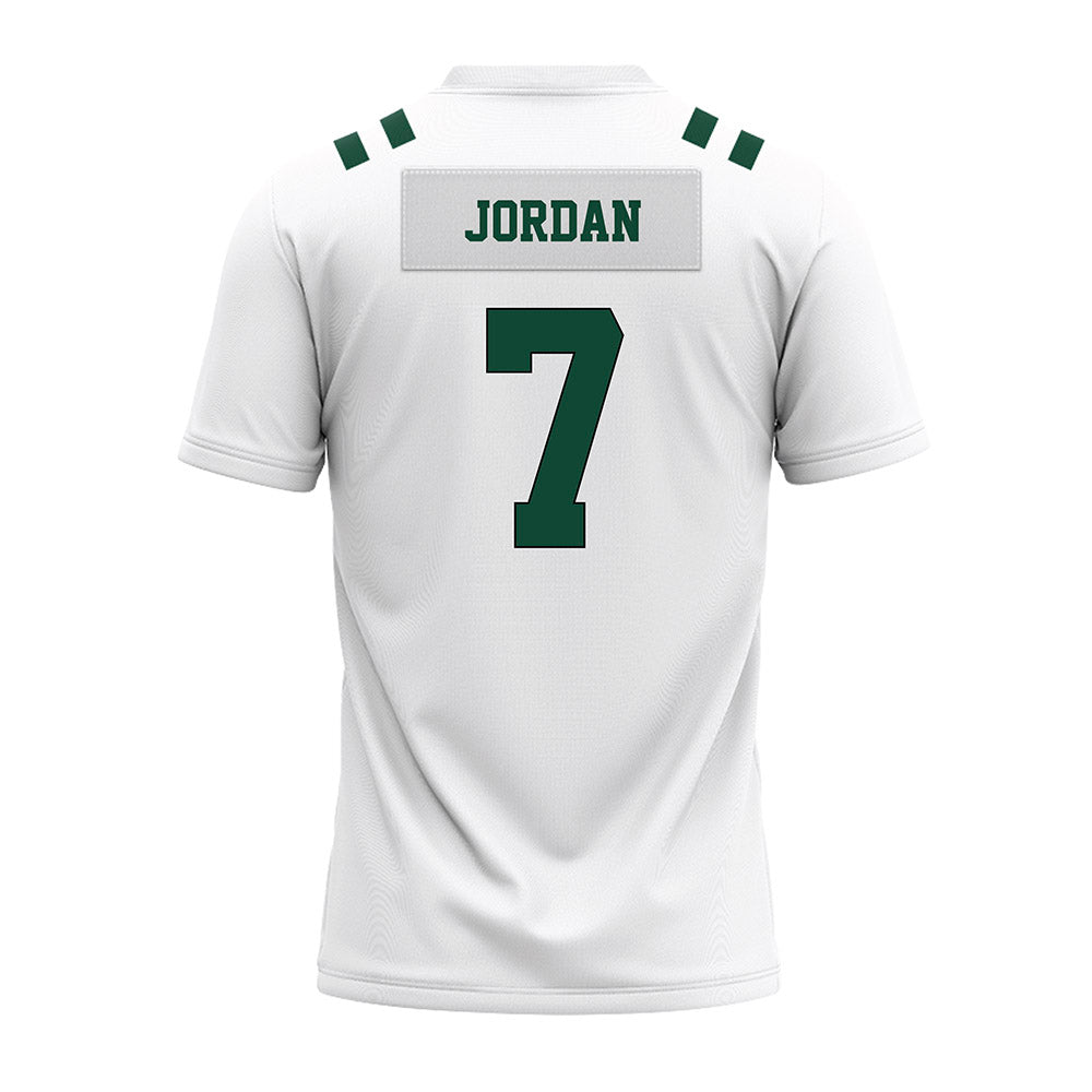 Portland State - NCAA Football : CJ Jordan - White Premium Football Jersey-1