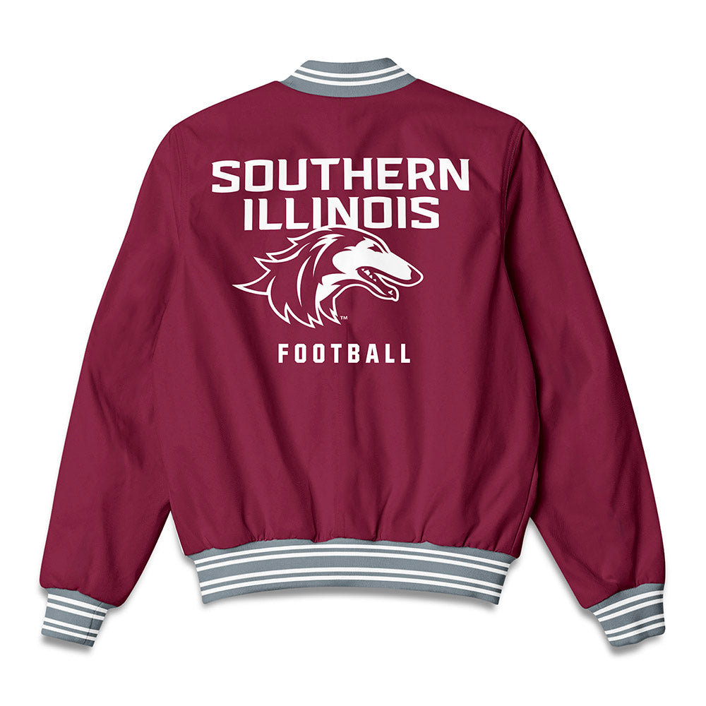 SIU Carbondale - NCAA Football : Tucker Murphy - Bomber Jacket-1