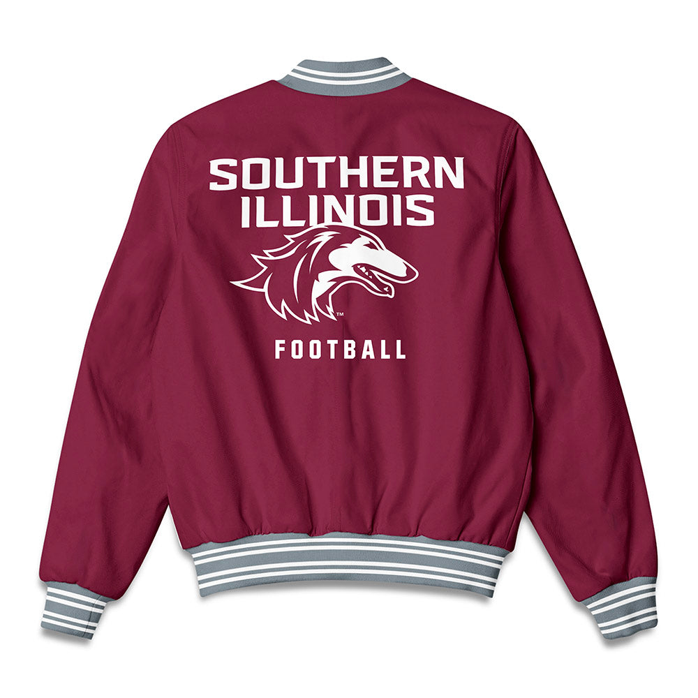 SIU Carbondale - NCAA Football : Tristan Cooke-Dennis - Bomber Jacket-1