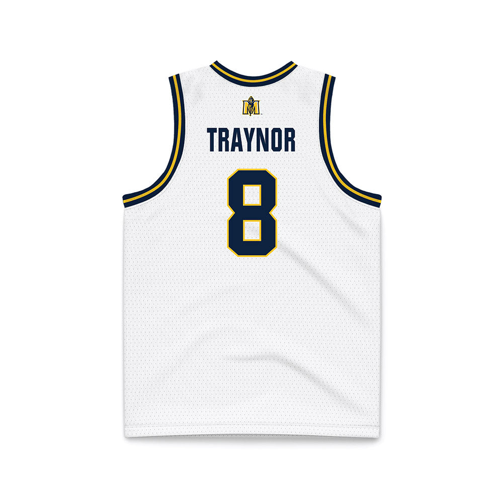 Murray State - NCAA Men's Basketball : Jayden Traynor - White Basketball Jersey-1