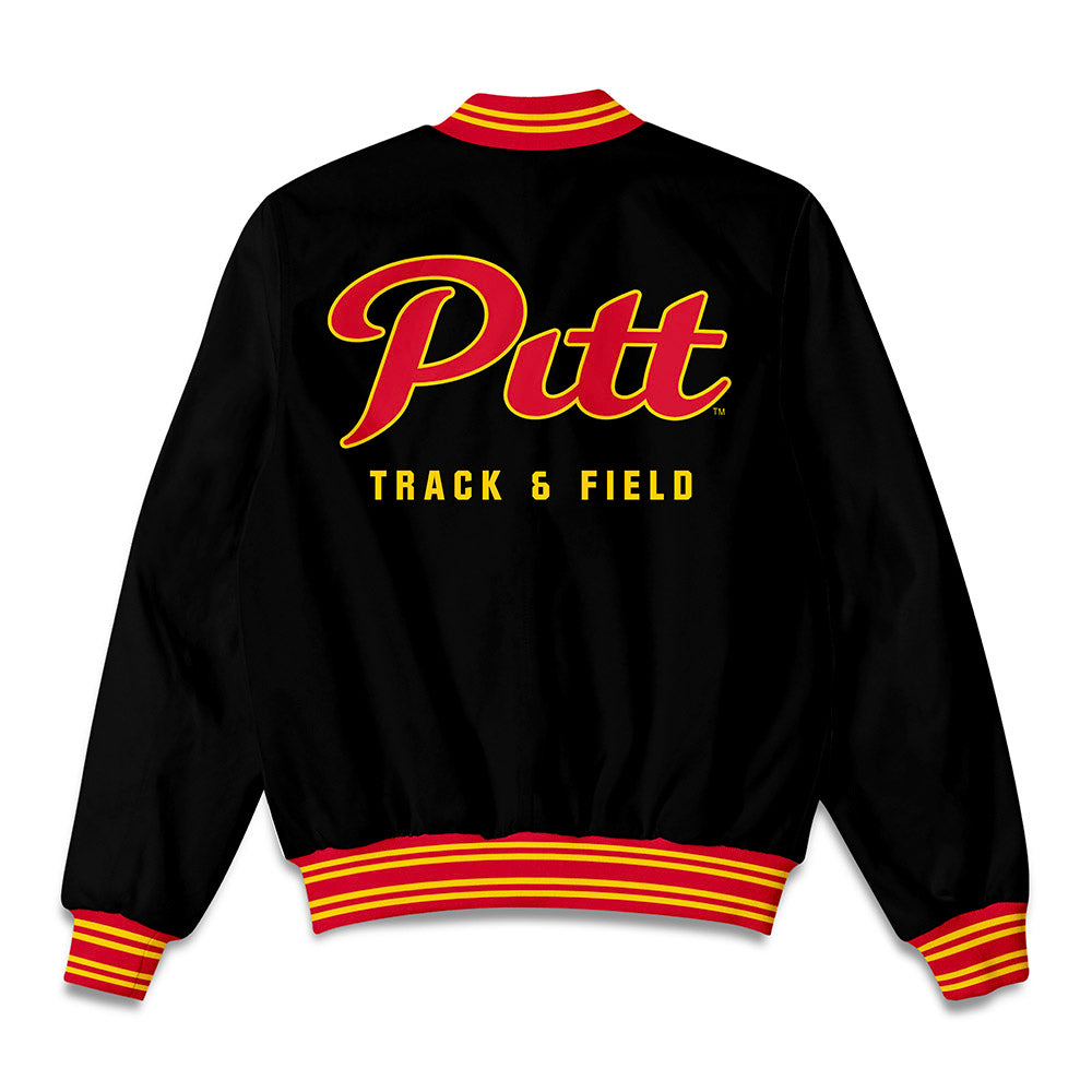 Pitt State - NCAA Men's Track & Field : Jack Haukap - Bomber Jacket-1