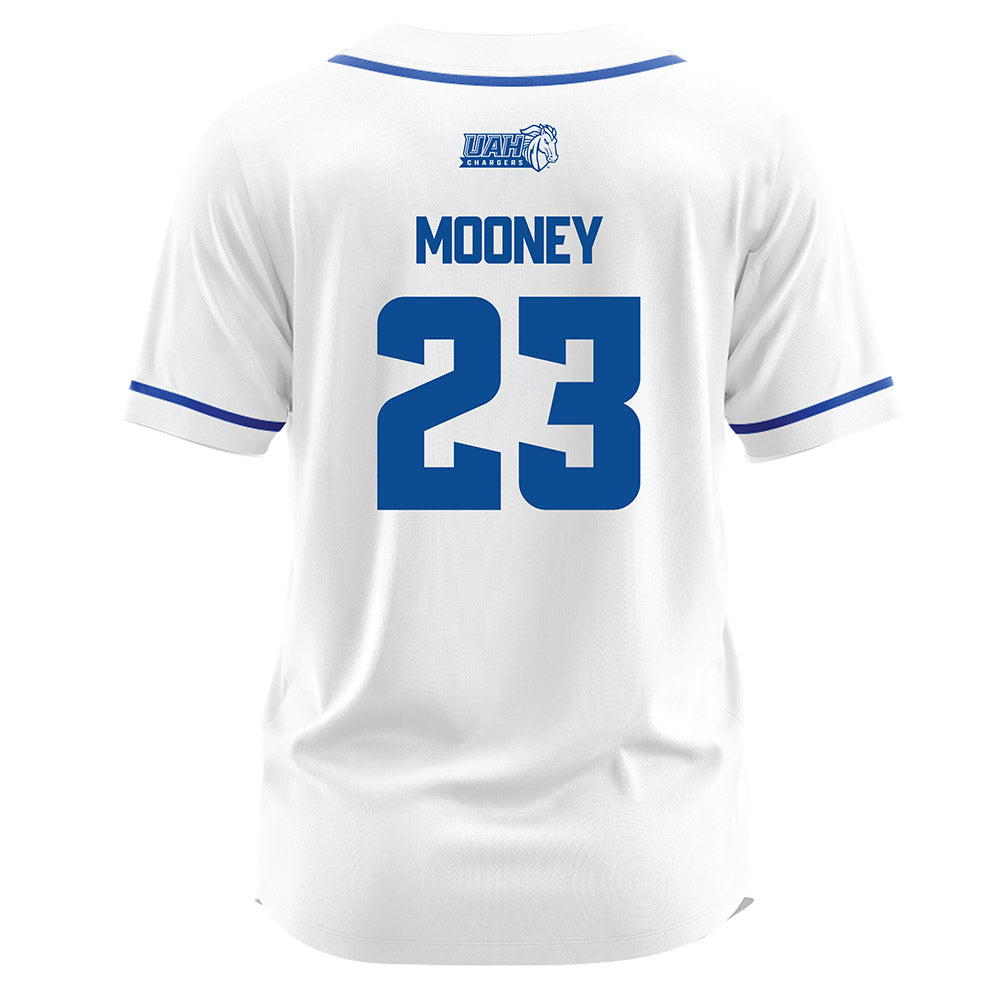 UAH - NCAA Baseball : Logan Mooney - White Jersey-1