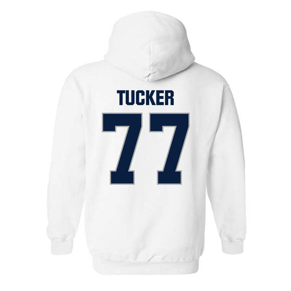 Longwood - NCAA Men's Basketball : Elijah Tucker - Classic Shersey Hooded Sweatshirt-1
