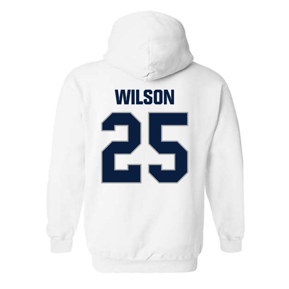 Longwood - NCAA Women's Basketball : Mariah Wilson - Classic Shersey Hooded Sweatshirt-1