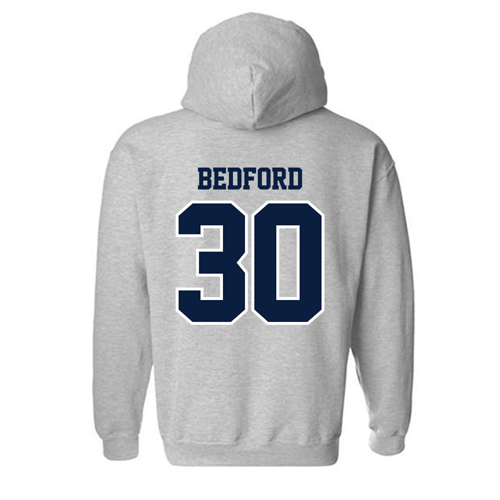 Longwood - NCAA Women's Basketball : Gummy Bedford - Classic Shersey Hooded Sweatshirt-1