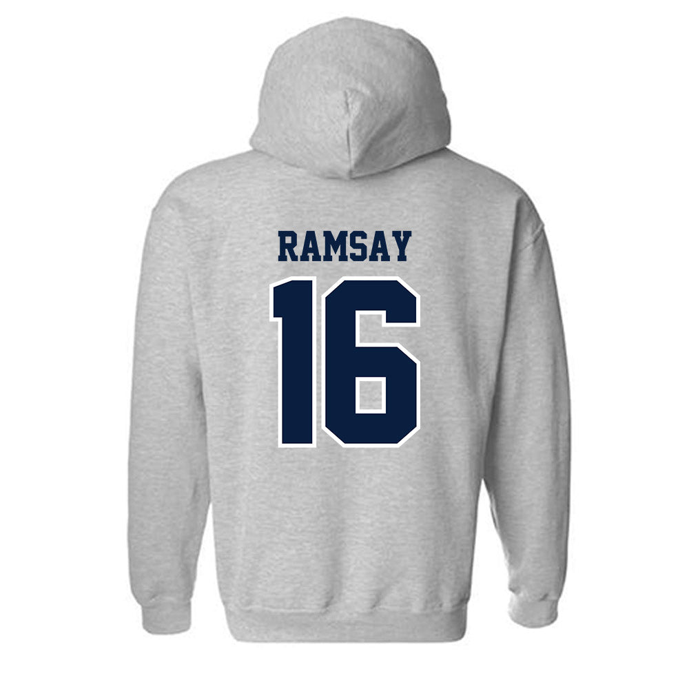 Longwood - NCAA Women's Field Hockey : Jane Ramsay - Classic Shersey Hooded Sweatshirt-1