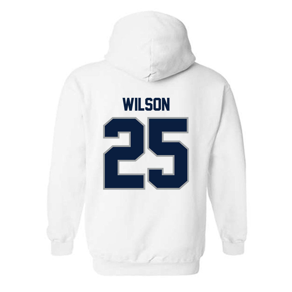 Longwood - NCAA Women's Basketball : Mariah Wilson - Classic Shersey Hooded Sweatshirt-1