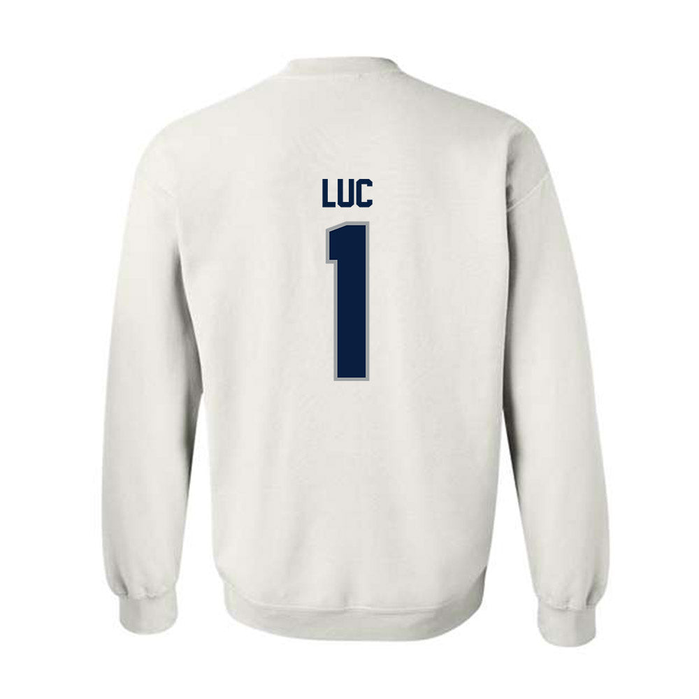 Longwood - NCAA Men's Basketball : Kyrell Luc - Classic Shersey Crewneck Sweatshirt-1