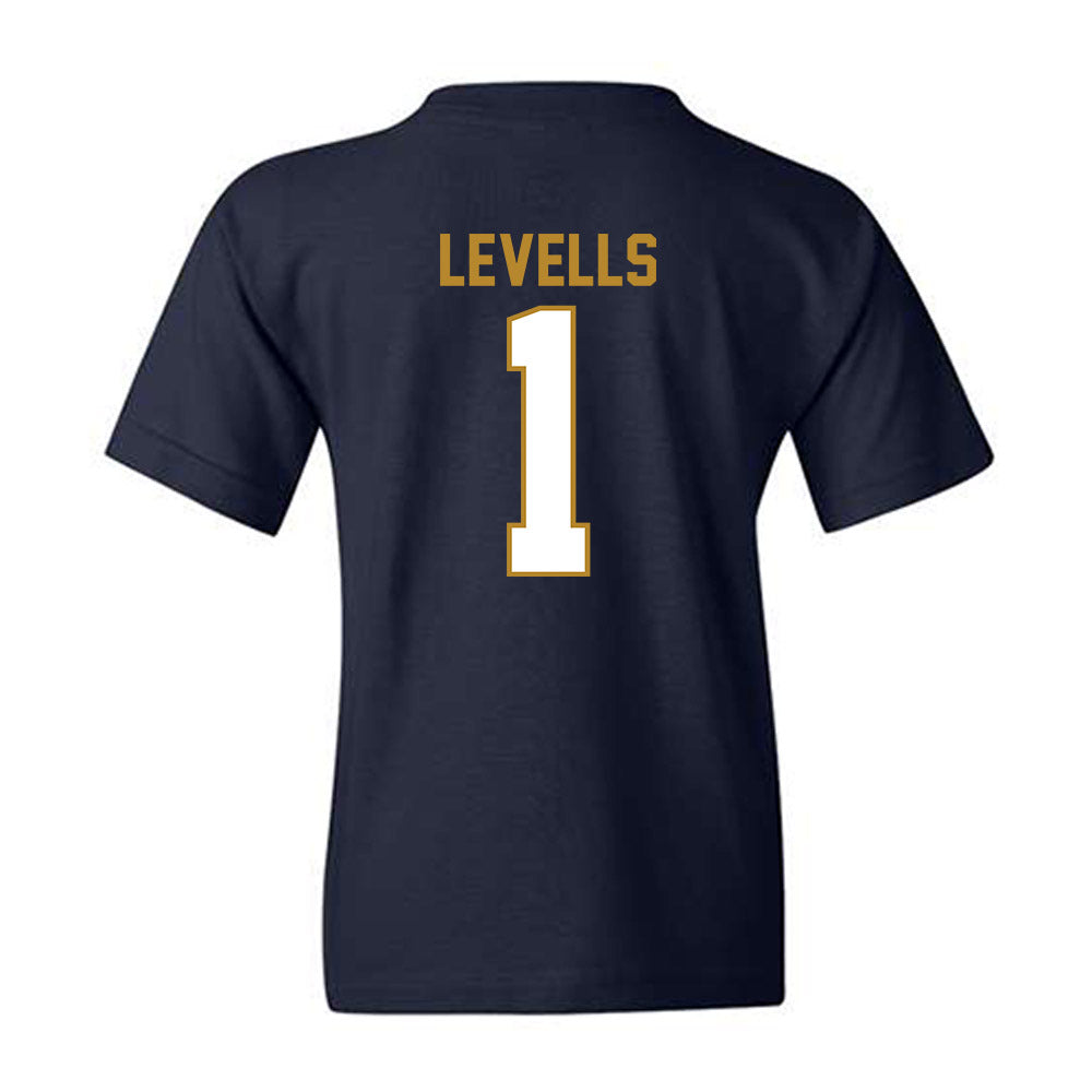 FIU - NCAA Football : Ashton Levells - Youth T-Shirt-1