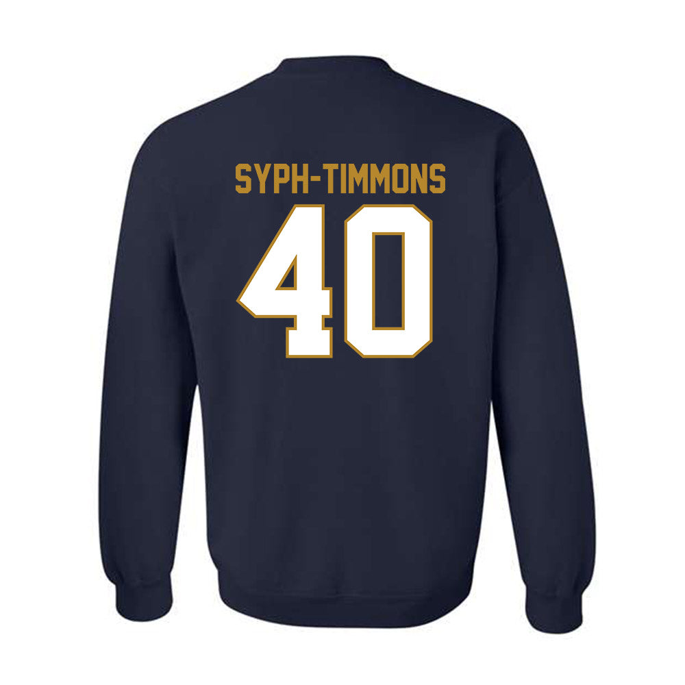 FIU - NCAA Football : Orlando Syph-Timmons - Crewneck Sweatshirt-1