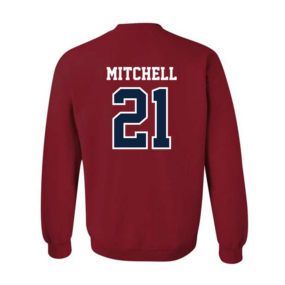 RSU - NCAA Baseball : Jake Mitchell - Classic Shersey Crewneck Sweatshirt-1