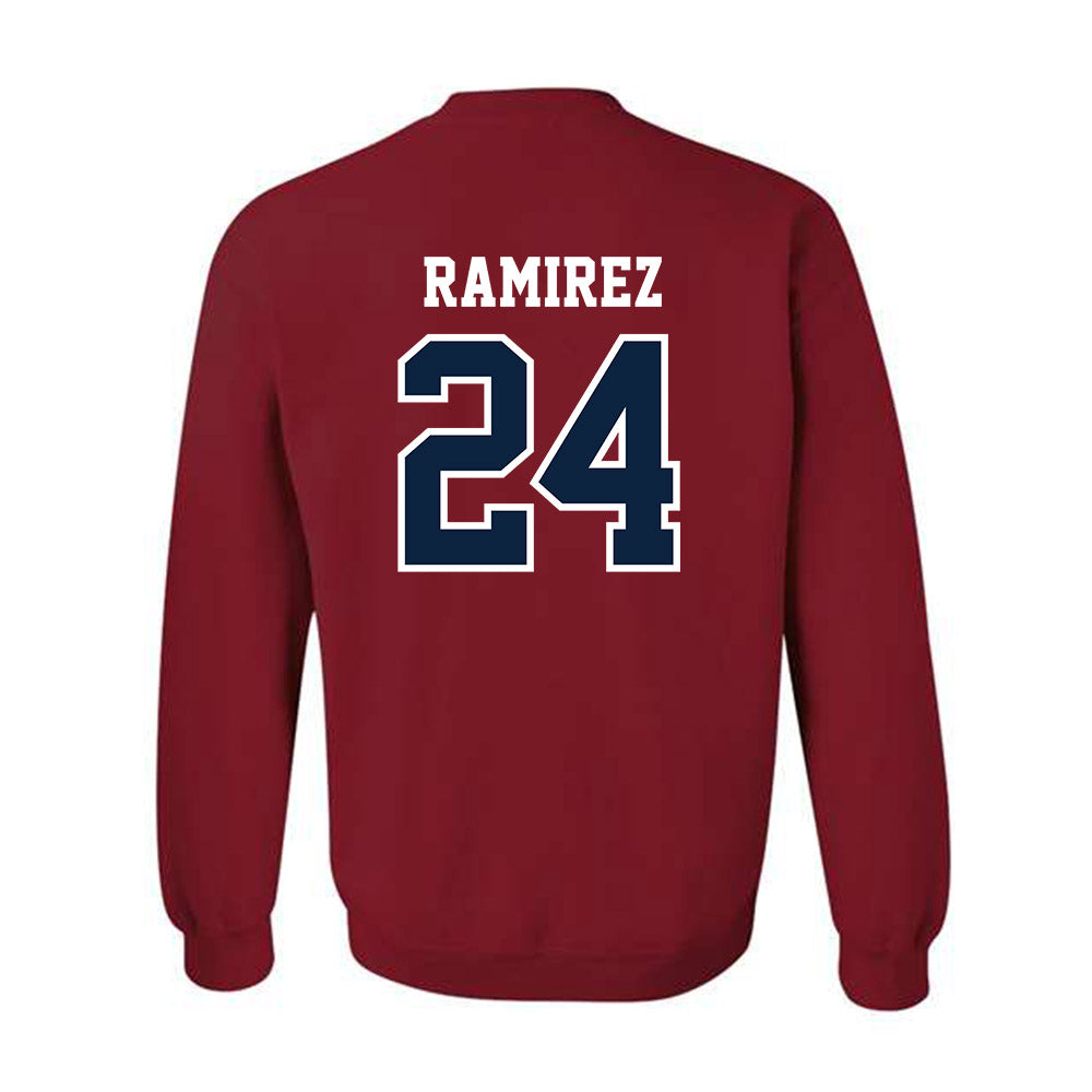RSU - NCAA Baseball : Andrew Ramirez - Crewneck Sweatshirt-3