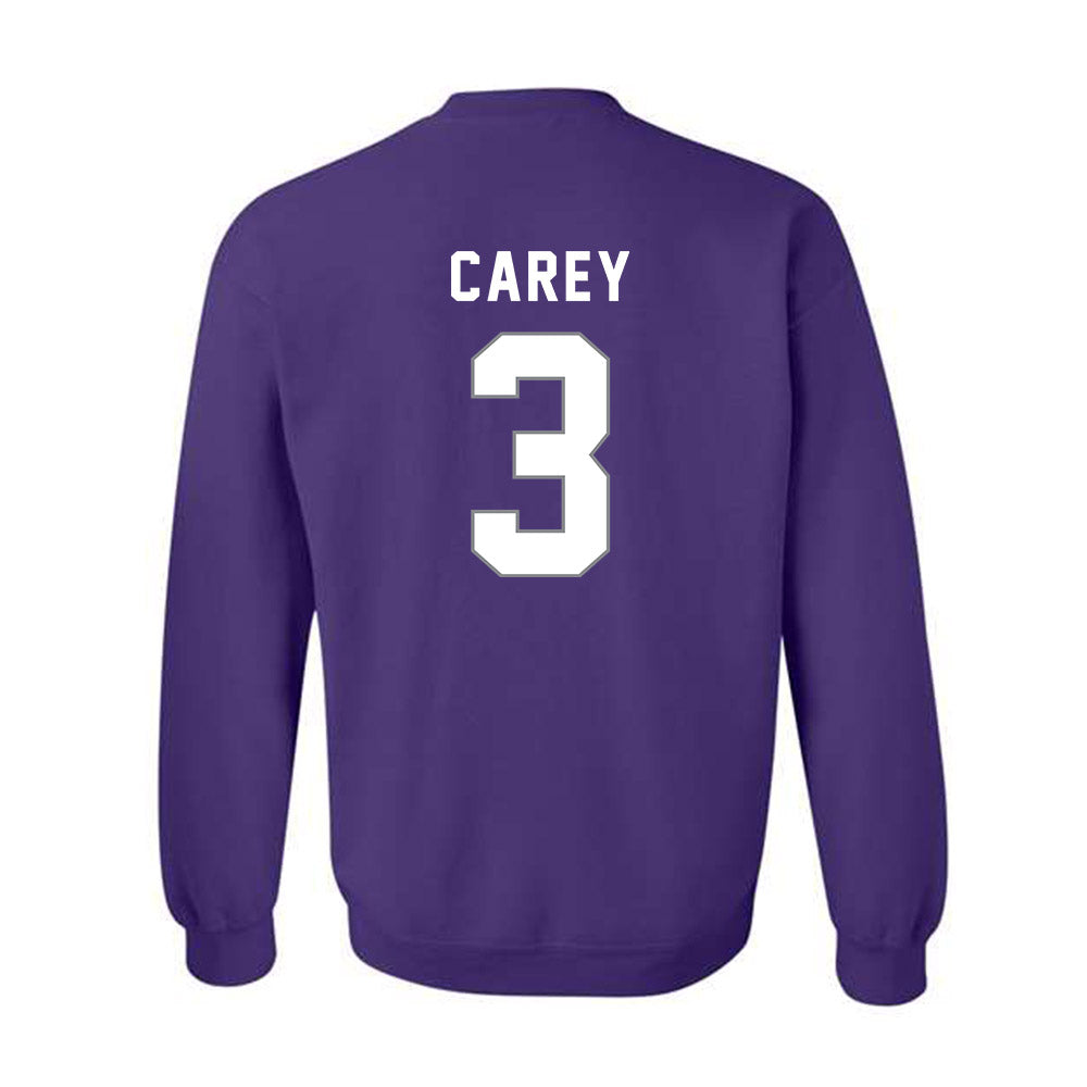 Weber - NCAA Football : BJ Carey - Classic Shersey Crewneck Sweatshirt-1
