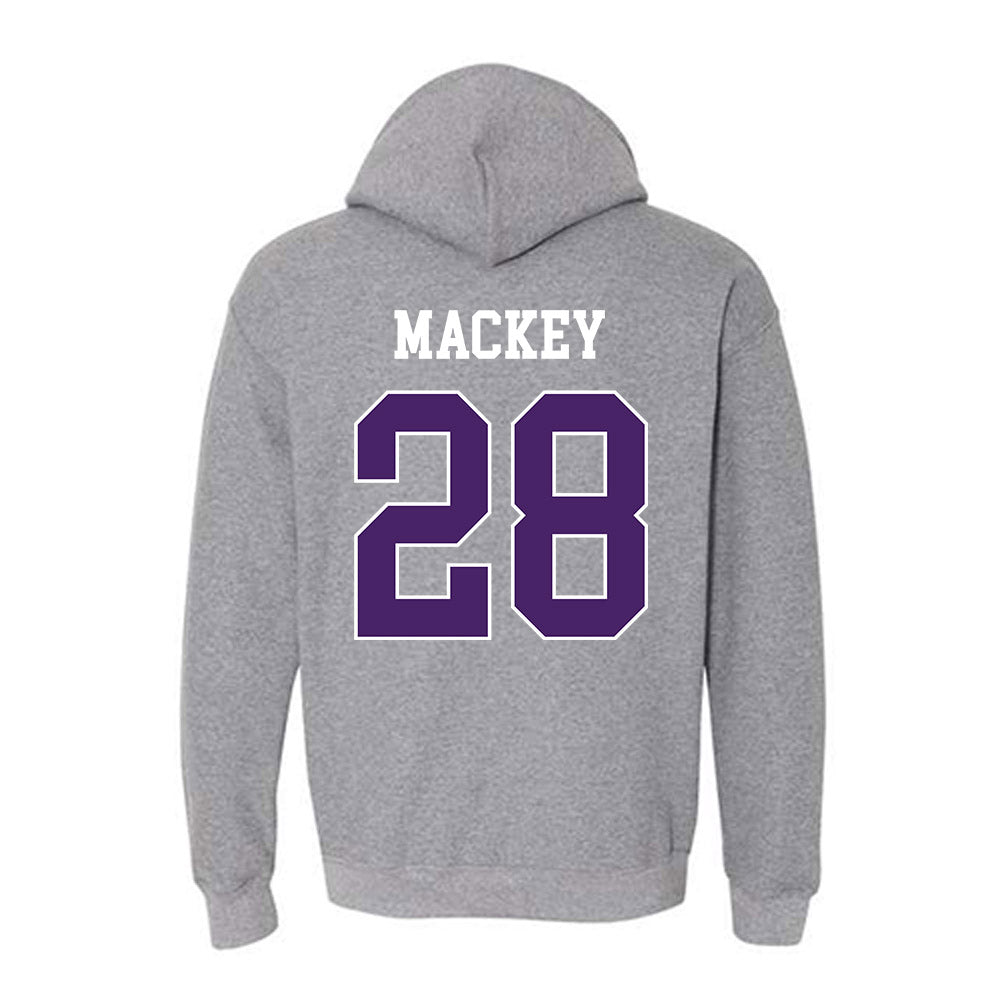 Weber - NCAA Football : Logan Mackey - Classic Shersey Hooded Sweatshirt-1